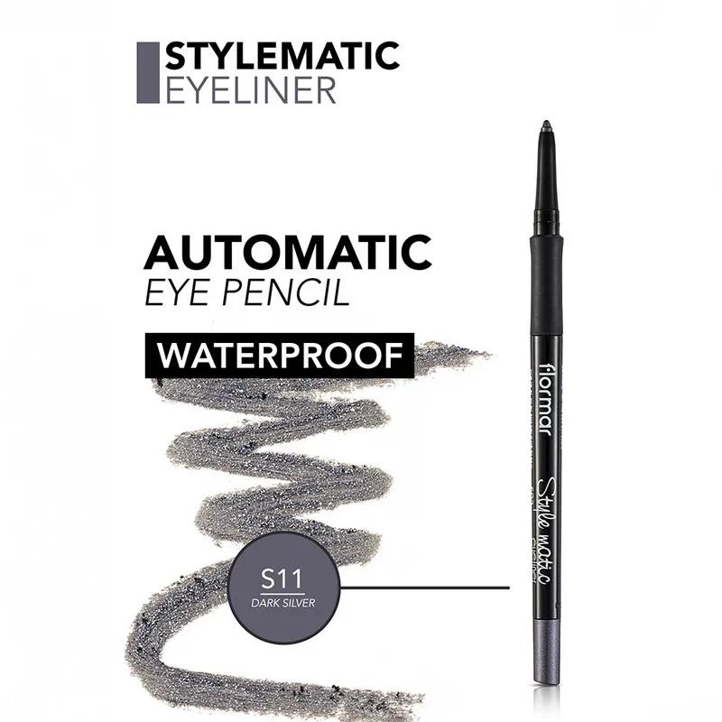 Flormar Style Matic Eyeliner - 11 Dark Silver