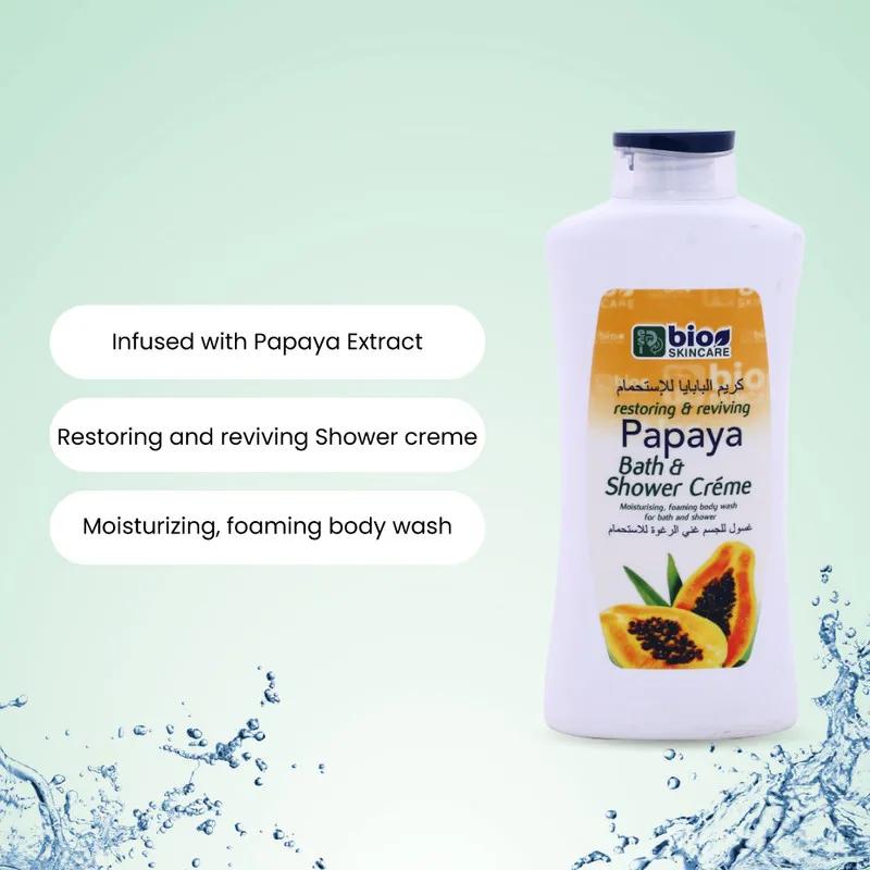 Bioskincare Shower Creme - Papaya 750ml