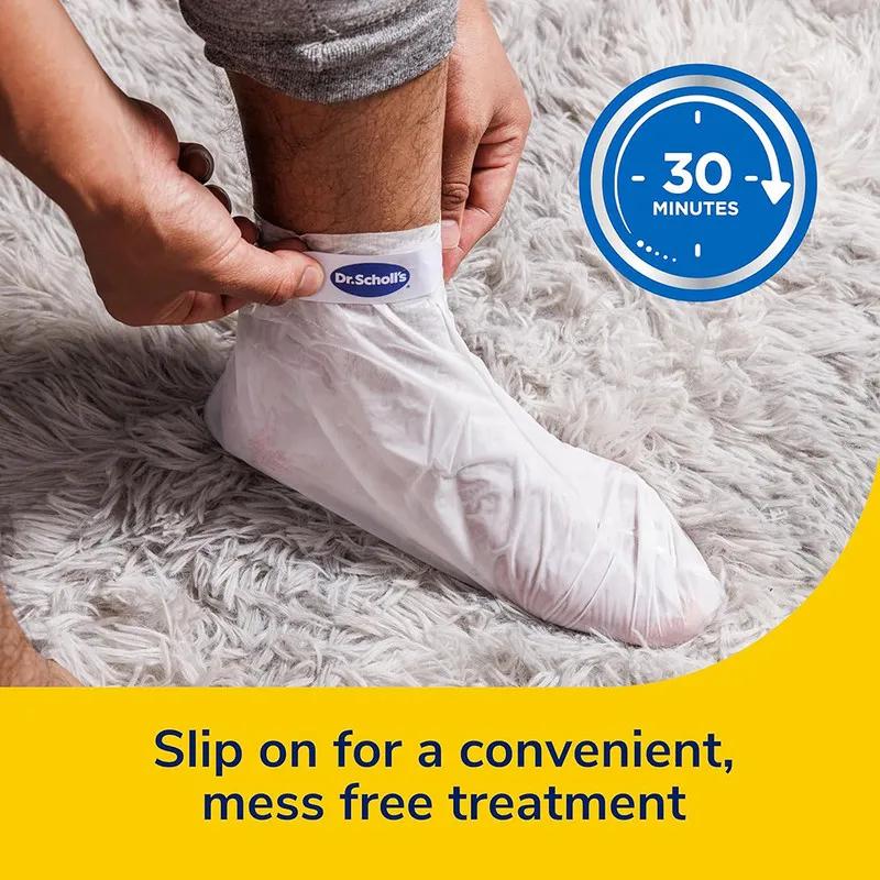 Dr. Scholl's Dry-Cracked Skin-Ultra Hydrating Foot Mask 1.49Fl Oz 1 pair