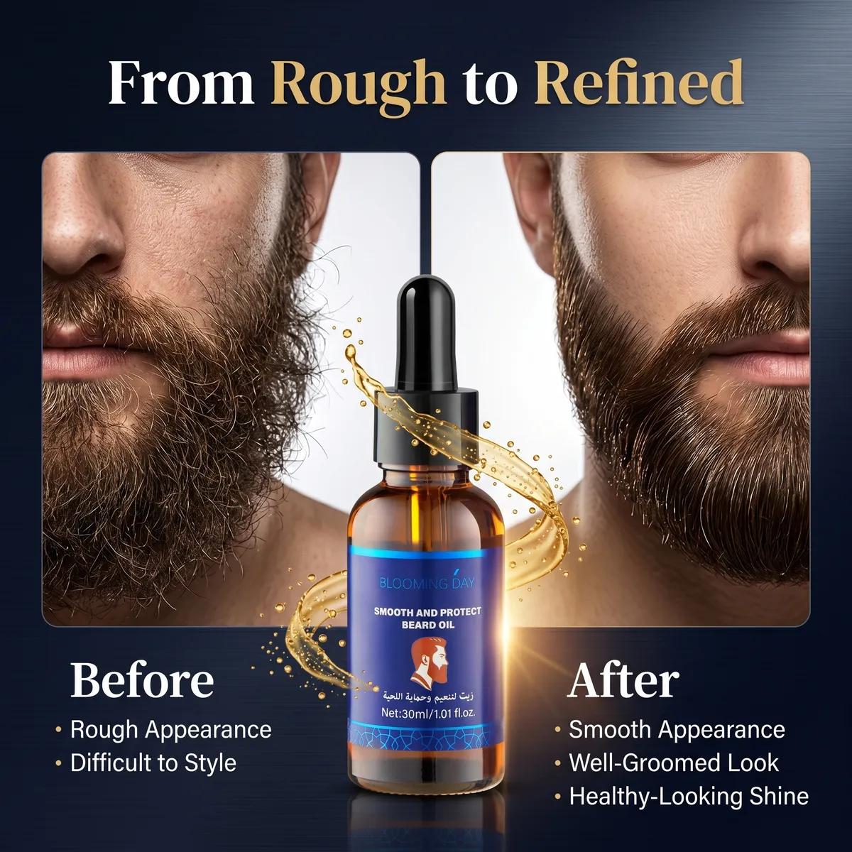 Blooming Day Smooth & Protect Beard Oil 30ml