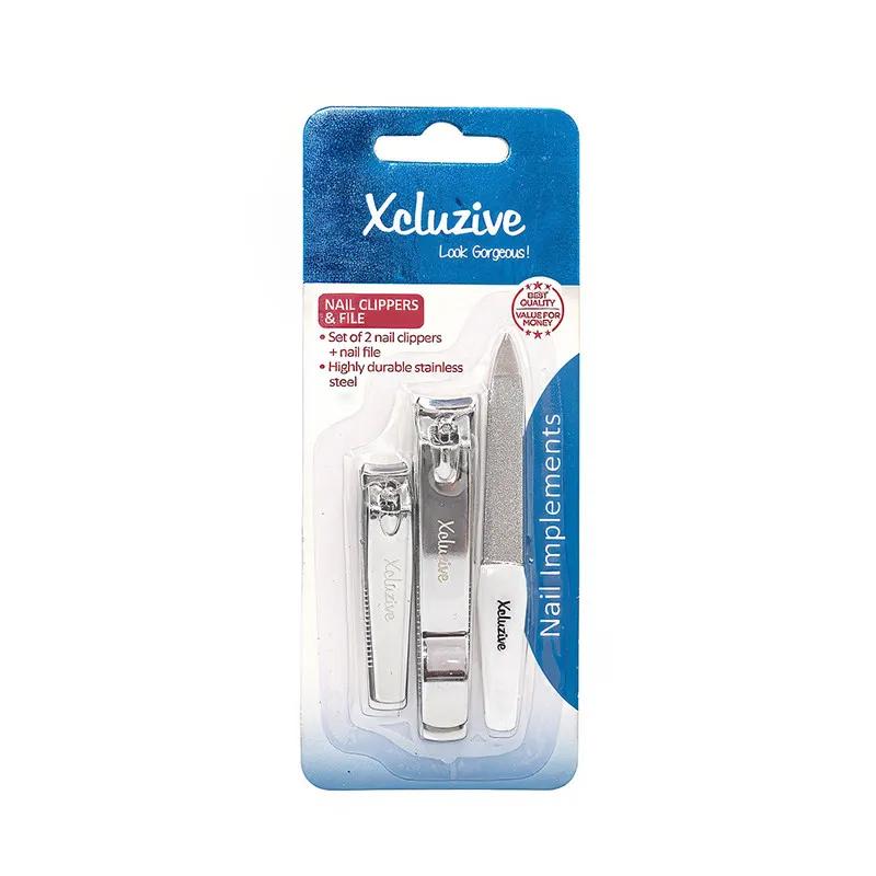 Xcluzive Set of 2 Nail Clippers + Nail File