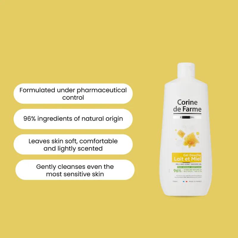 CDF-- Milk and Honey Shower Gel Essential 750 ML