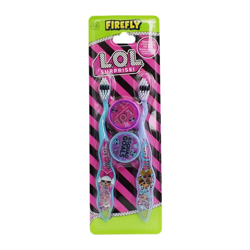 Firefly LOL Surprise  2 T.Brushes and 2 Caps Twin Pack