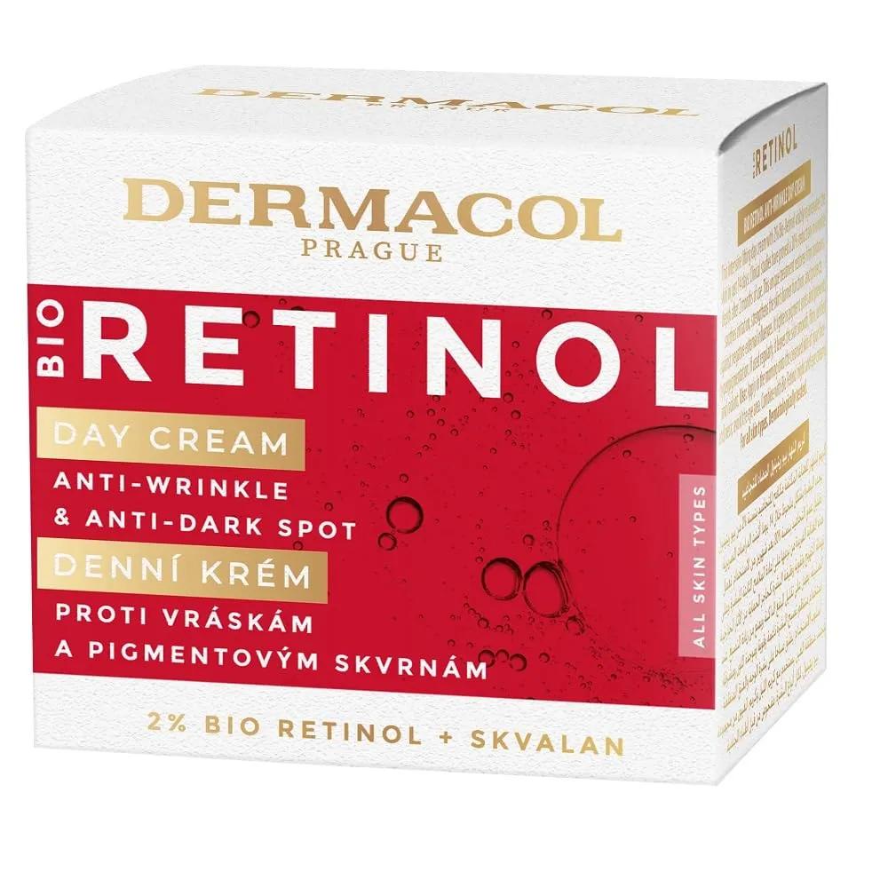 Dermacol Bio Retinol Day Cream with 2% Bio Retinol for Anti-Wrinkle Treatment and Hydration
