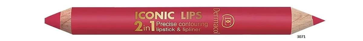 Dermacol Iconic Lips 2in1 Lipstick & Lipliner | (No 6)