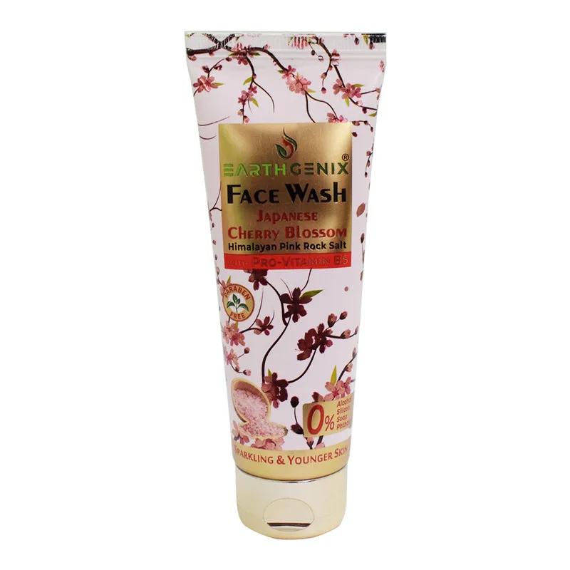 Earthgenix Japanese Cherry Blossom Face wash 100Ml x 2 Twin Pack