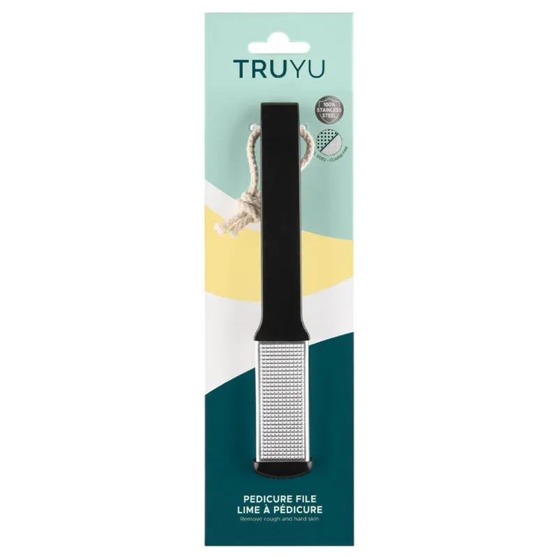 Qvs ( TRUYU ) Pedicure File Pearlised black (Stainless Steel)