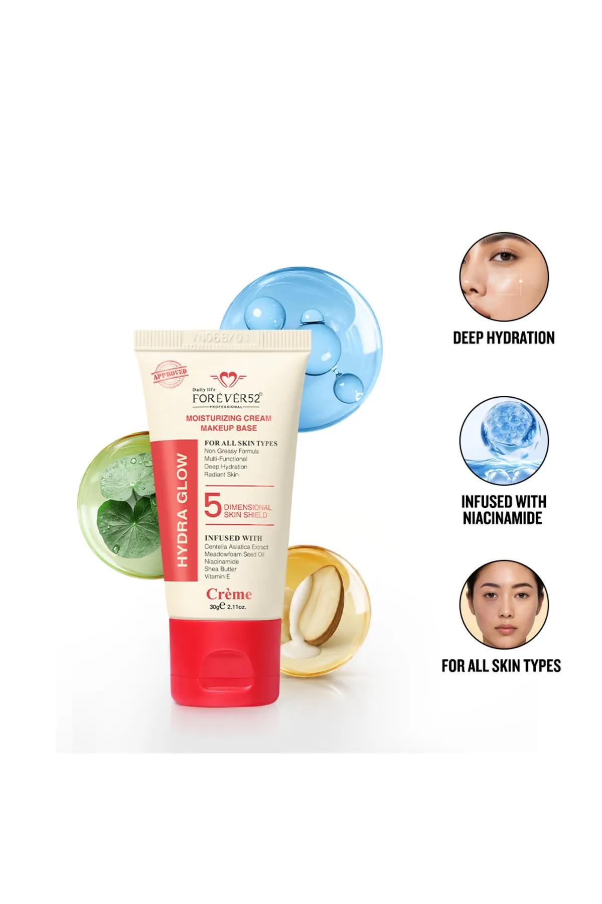 Hydra Glow Moisturizing Cream Makeup Base 30ML-White - FDG002