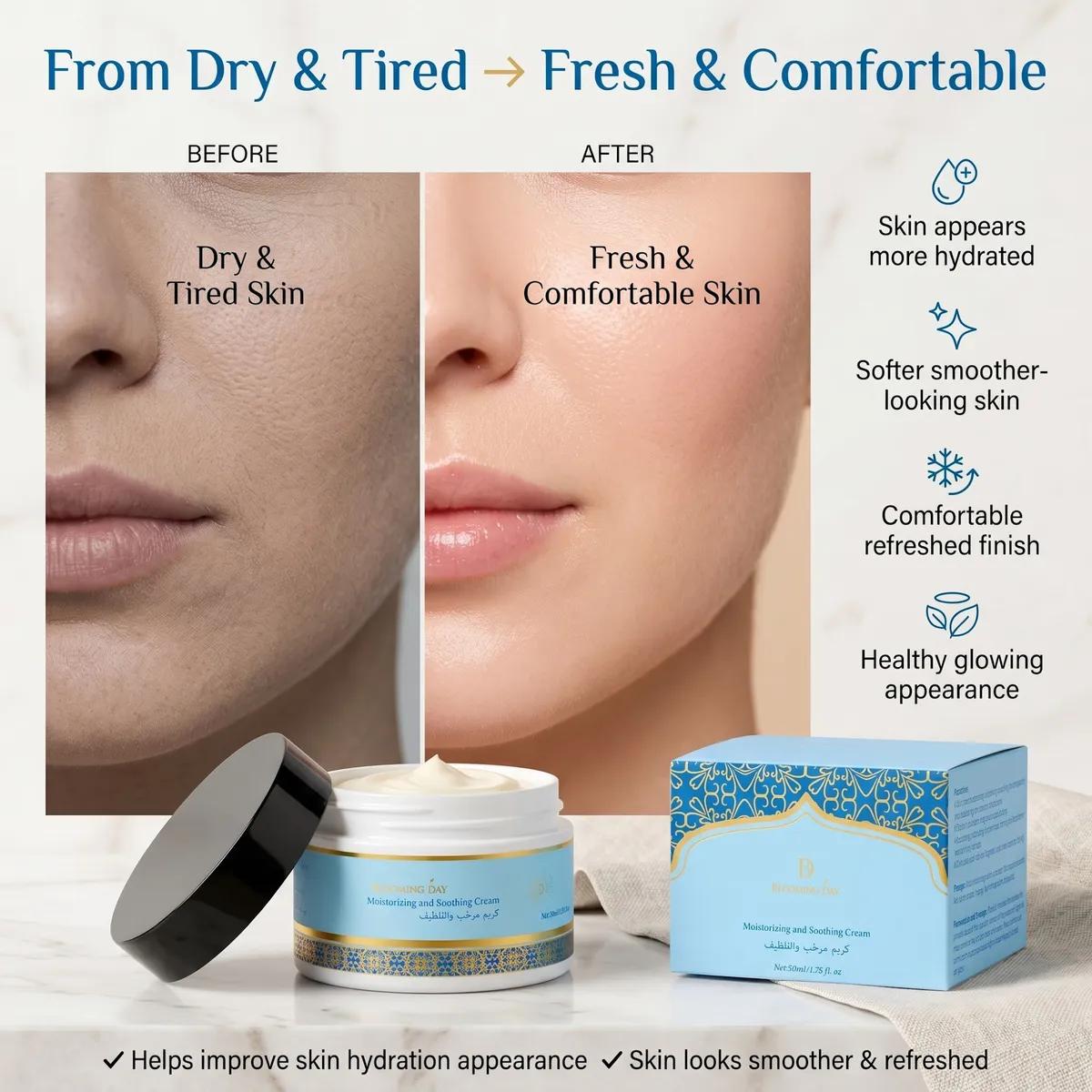 Blooming Day Moisturizing and Soothing Cream 50ml