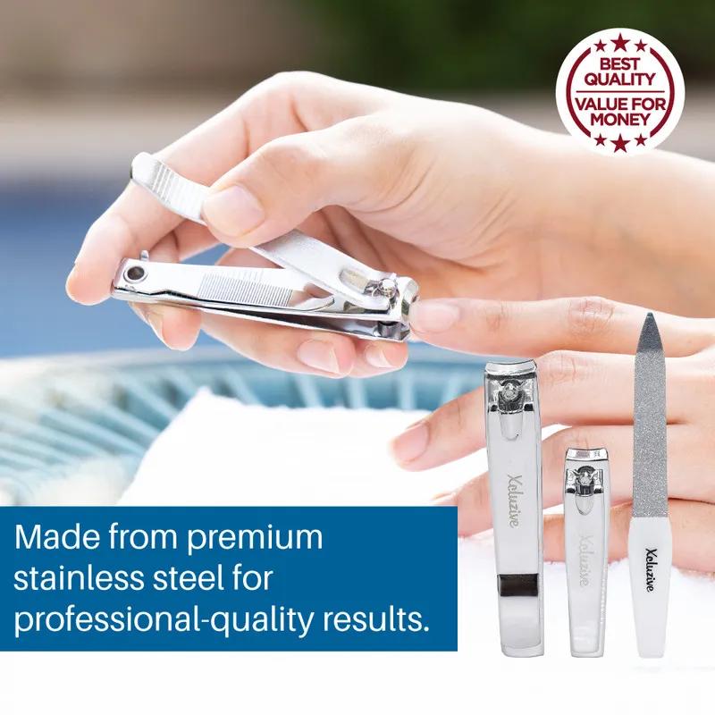 Xcluzive Set of 2 Nail Clippers + Nail File
