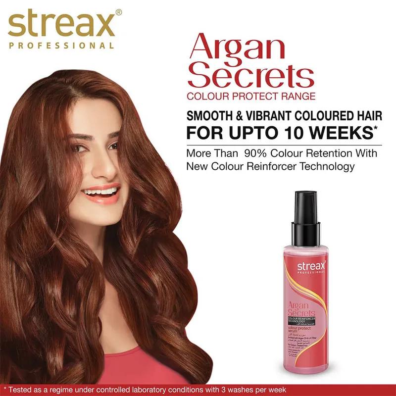 Streax Pro Argan Secrets Color Protect Serum 100Ml