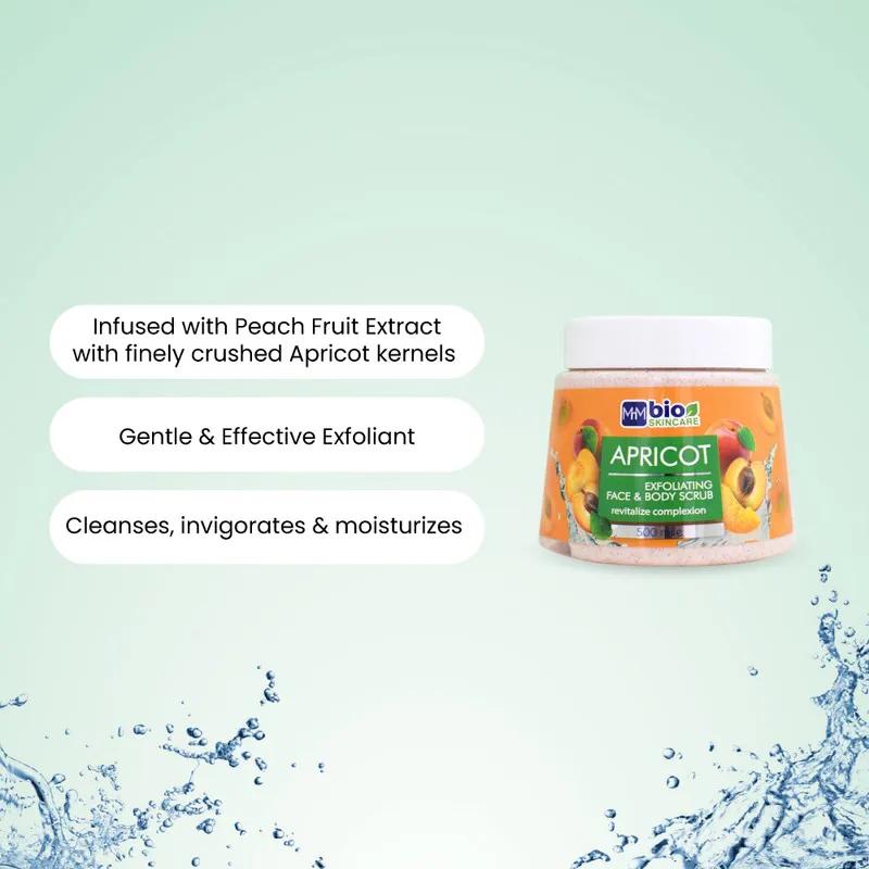 Bioskincare Apricot & Peach Facial Scrub 500Ml