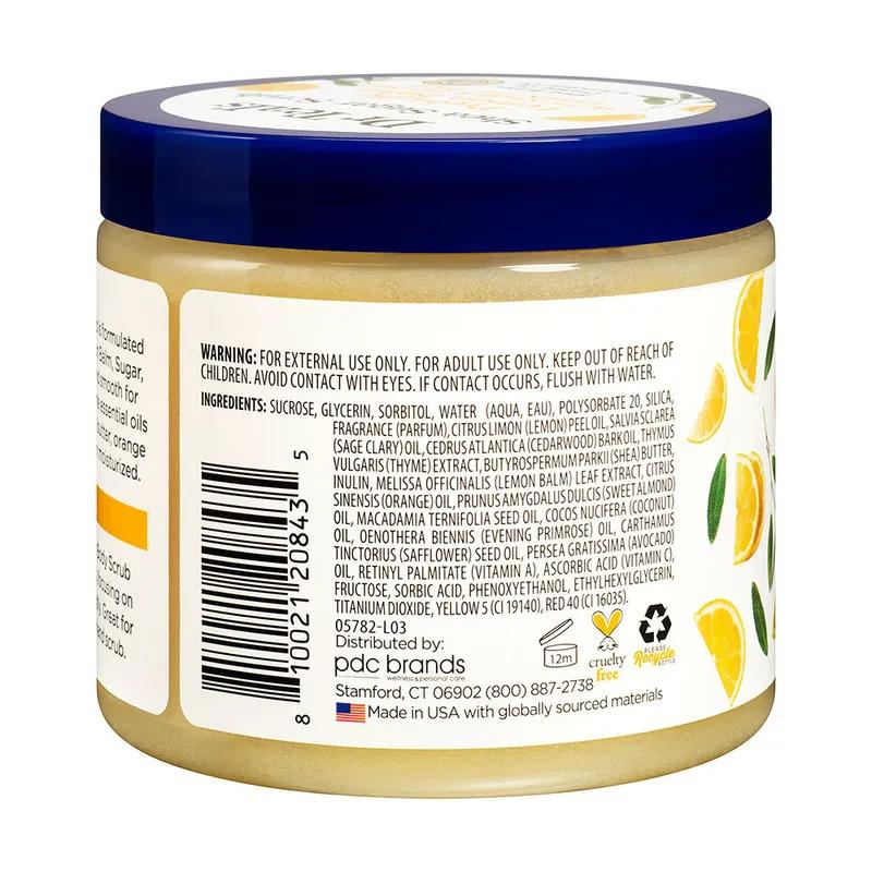 Dr Teal's Shea Sugar Scrub Prebiotic Lemon Balm 538Gm