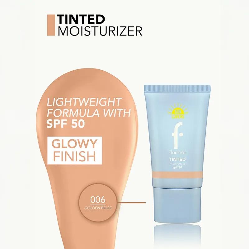 Flormar New Tinted Moisturizer SPF50 - 06 Golden Beige