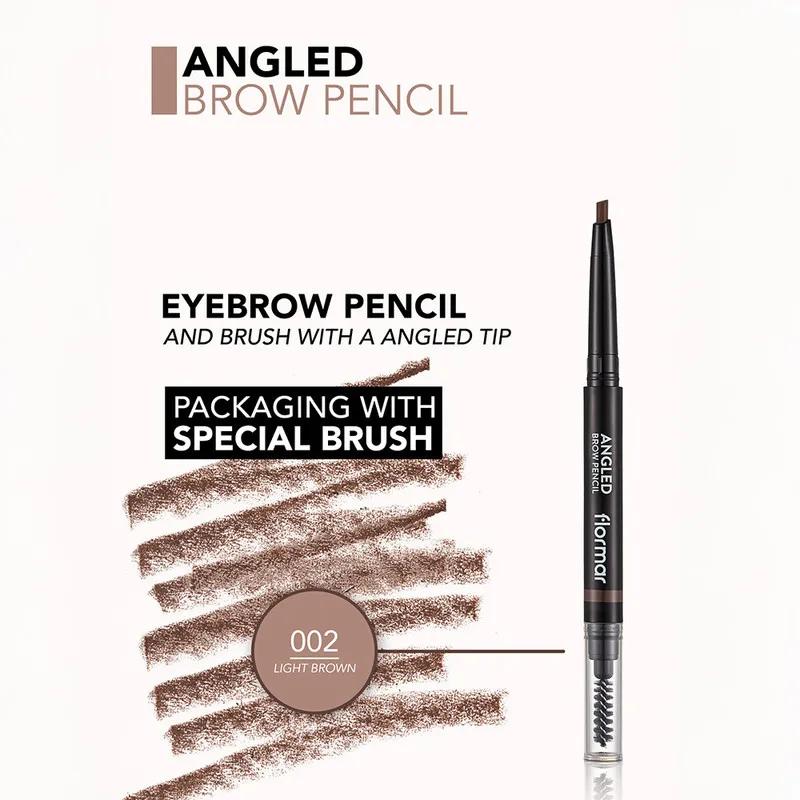 Flormar Angled Brow Pencil - 02 Light Brown