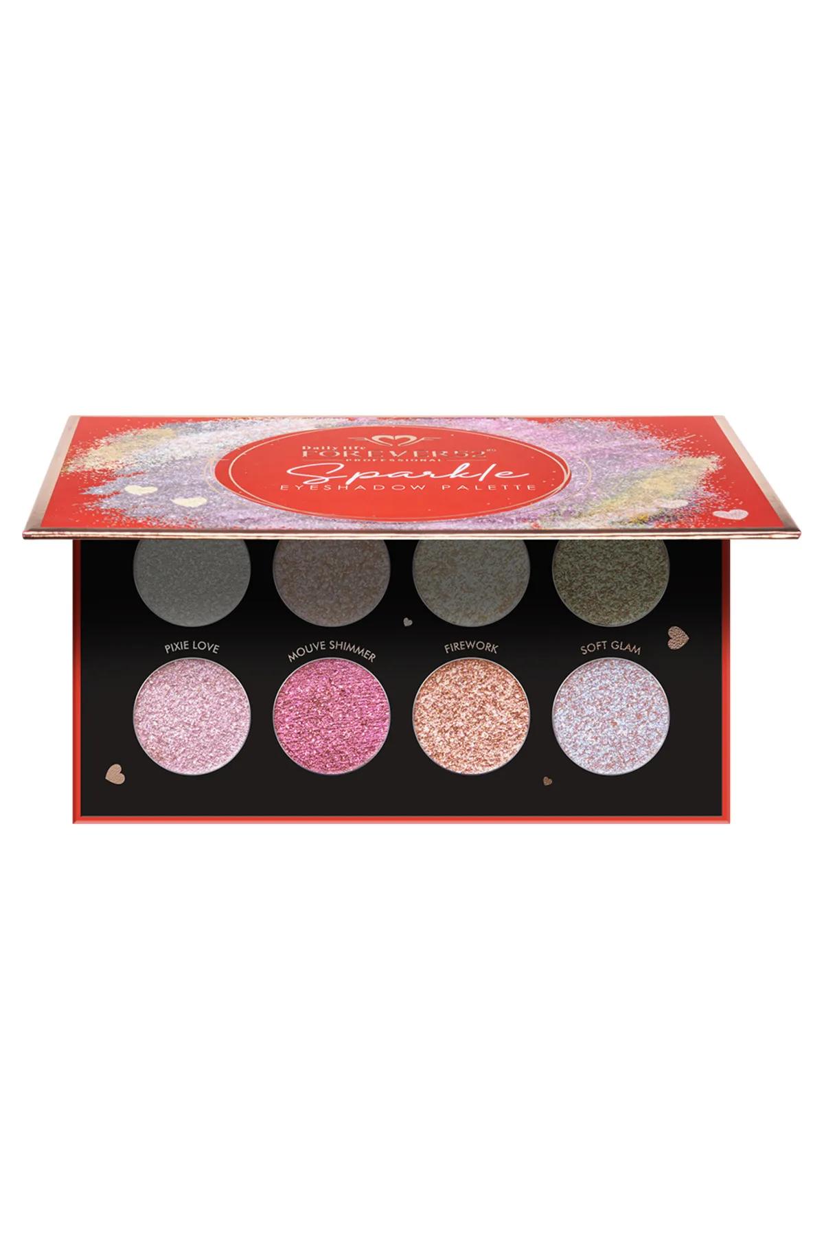 Forever52 Sparkle 8 Color Eyeshadow Palette-Multicolor - SKE002