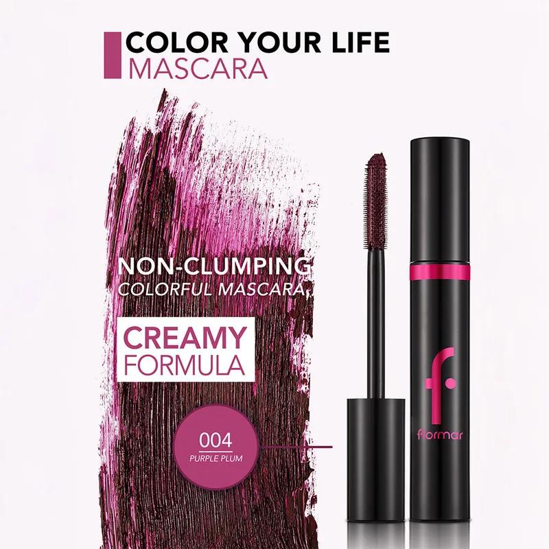 Flormar Color Your Life Mascara - 04 Purple Plum