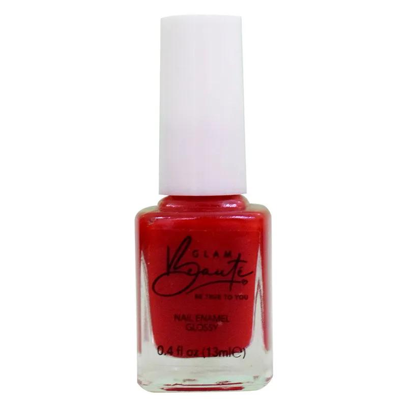 GlamBeaute Nail Enamel 18 - True Red