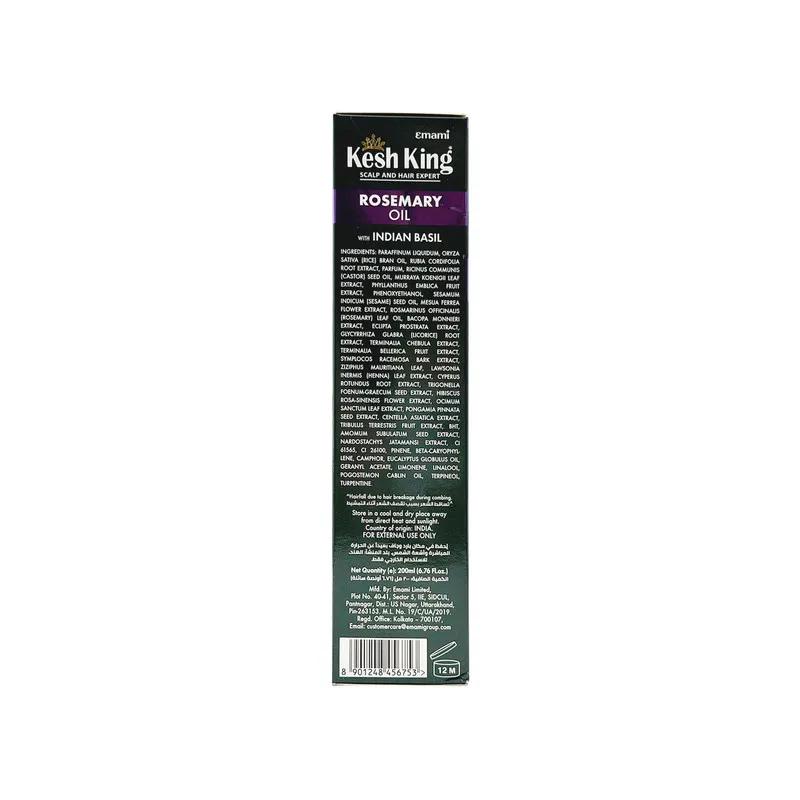 Kesh King Rosemary Oil with Basil 200ml