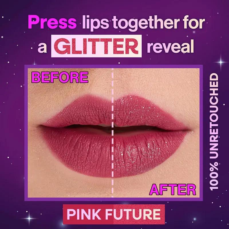 WnW Mega Glitter Shimmer Liquid Lipstick - Pink Future