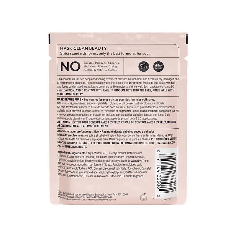 Hask Coconut Oil Nourishing Deep Conditioner 50g