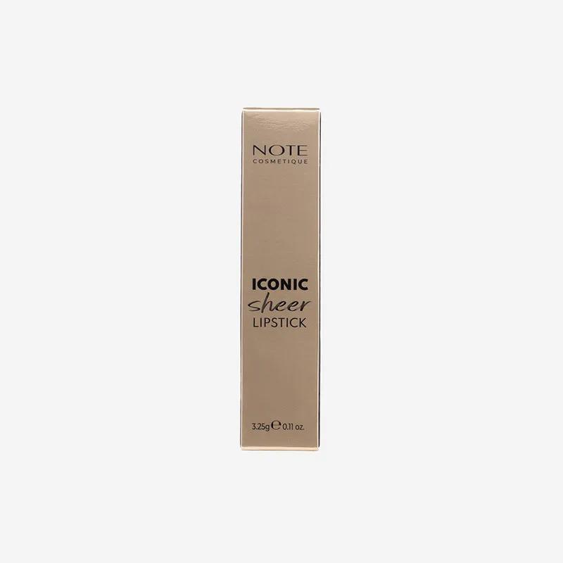 Note Iconic Sheer Lipstick 212