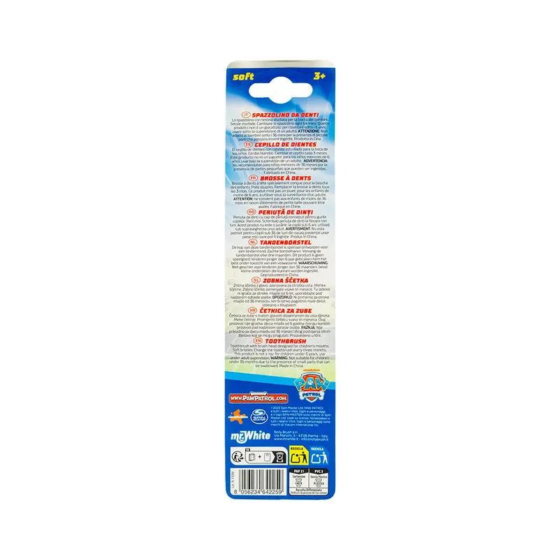 Mr.White Paw Patrol Manual Toothbrush With Suction Cup