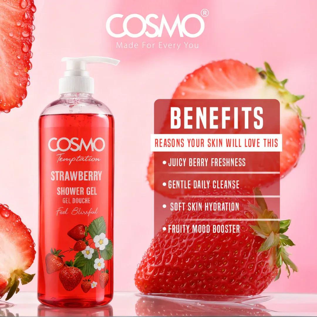 Cosmo Temptation Shower Gel Asstd 1000 ml Special Offer