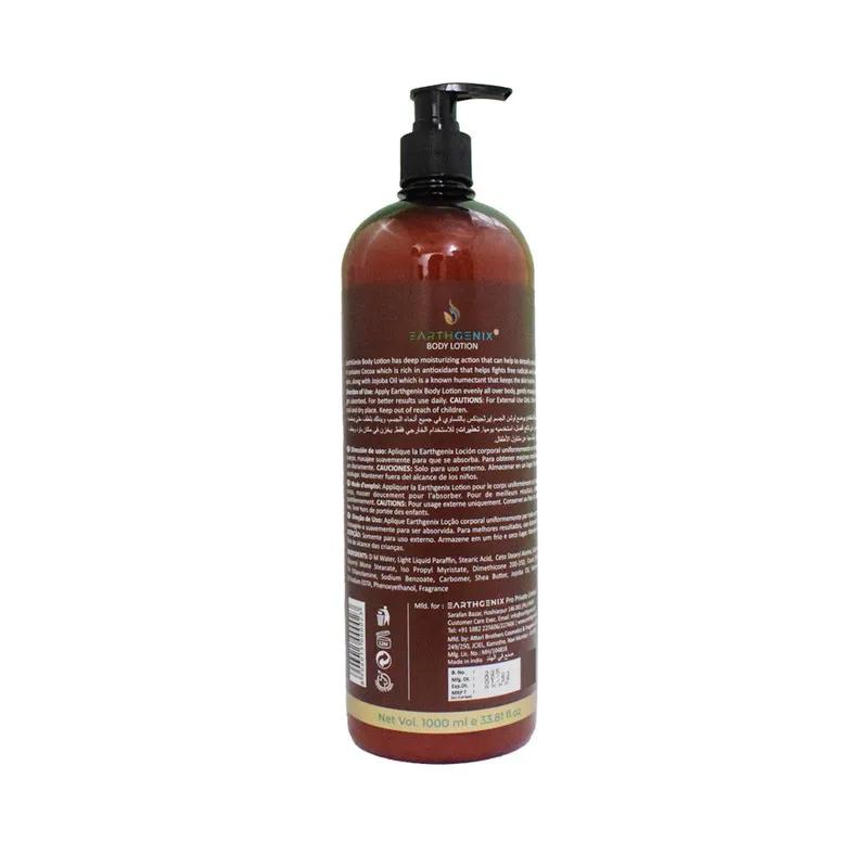 Earthgenix Cocoa Jojoba Oil Body Lotion 1000ml
