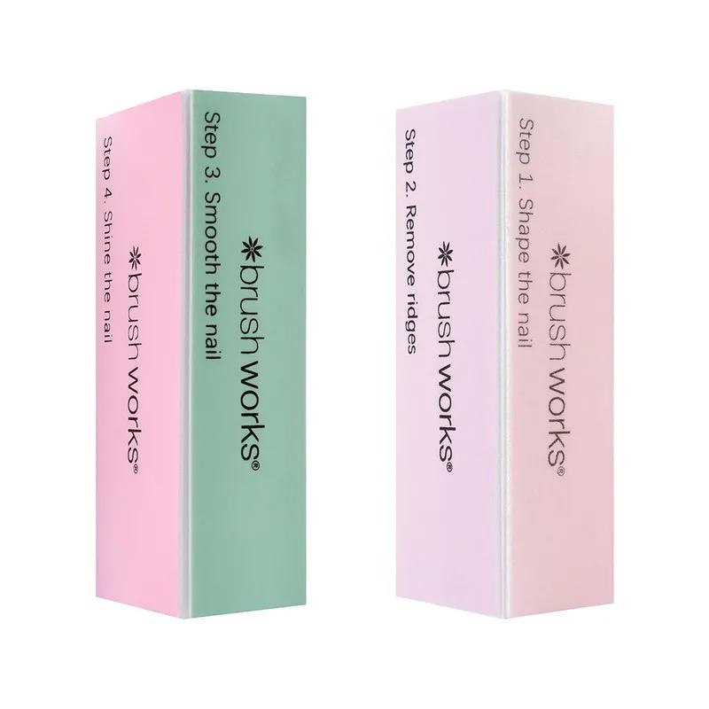 Brushworks Pastel Nail Buffing Blocks