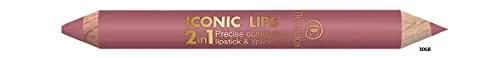 Dermacol Iconic Lips 2in1 Lipstick & Lipliner | (No 1)