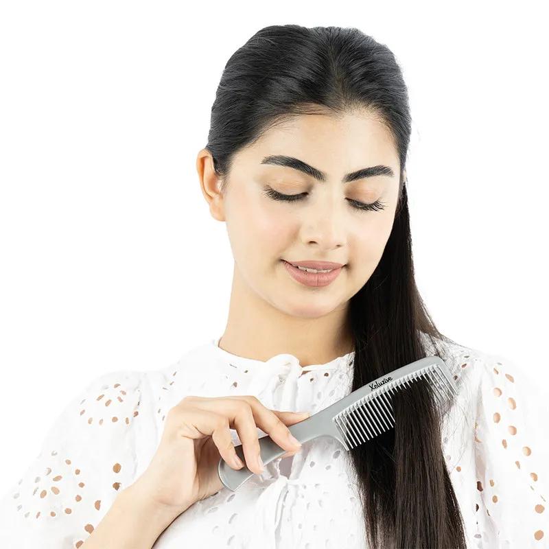 Xcluzive Wide Tooth Combs with Handle 2 Pcs