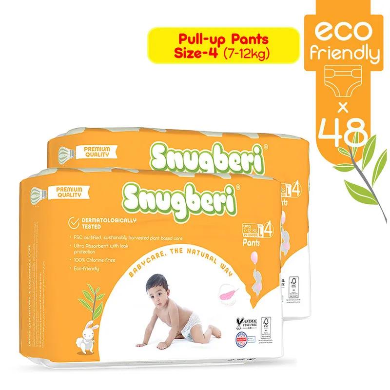 Snugberi Pants Size4 Large 24'S Twin Value Pack