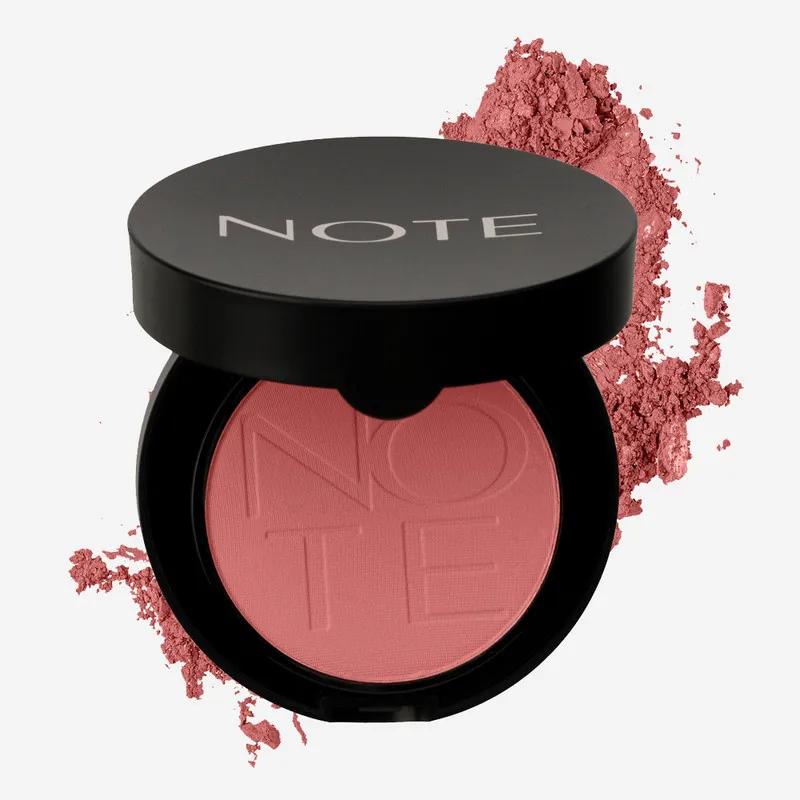 Note Luminous Silk Compact Blusher 06 - Sandy Pink