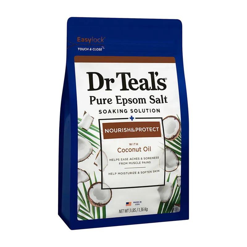 Dr Teal's Epsom Bath Salt Soaking Solution - Coconut Oil 1.36Kg