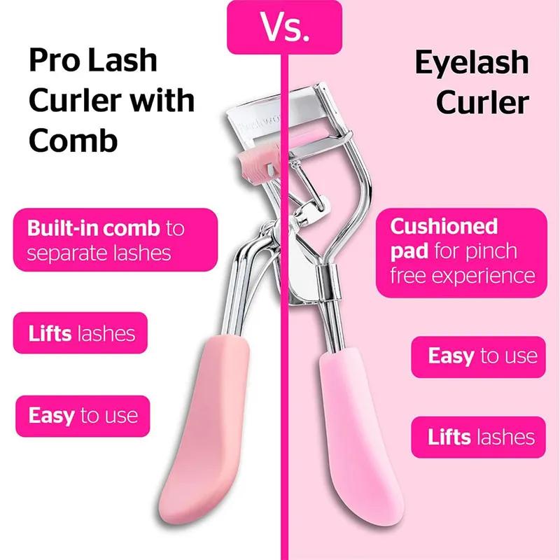 Brushworks Eyelash Curler - Pink