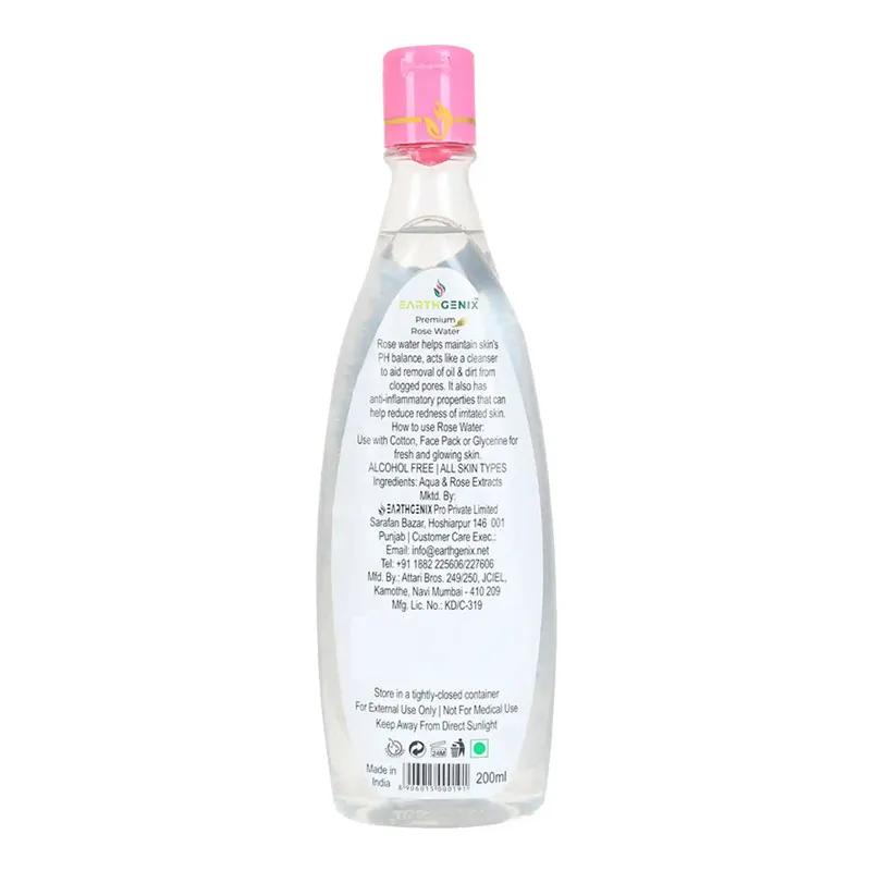 Earthgenix Premium Rose Water Supple & Glowing Skin 200Ml