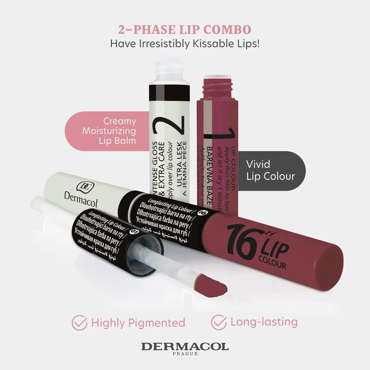 Dermacol 16h Lip Color (Brown Purple)