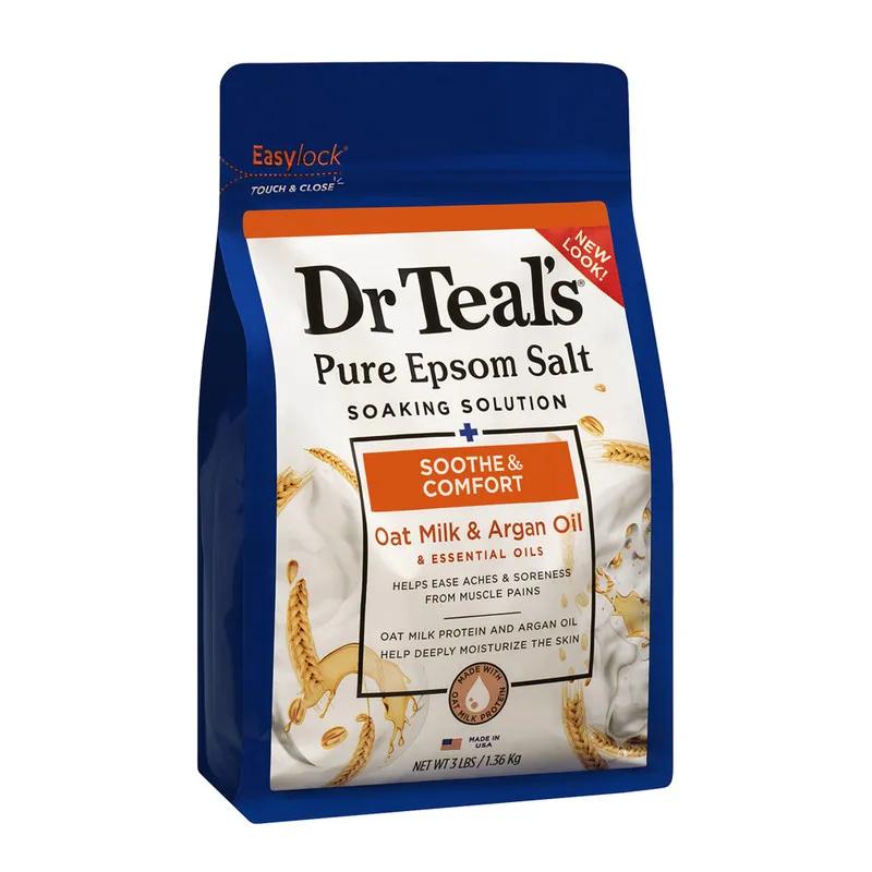 Dr Teal's Epsom Bath Salt Oat Milk & Argan Oil 1.36Kg