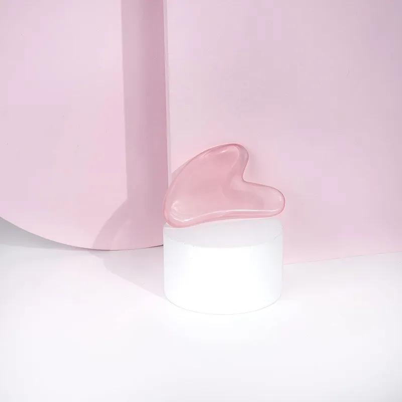Brushworks Rose Resin Roller & Gua Sha
