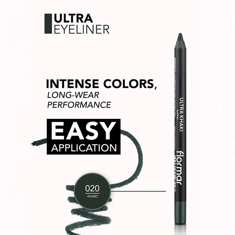 Flormar Ultra Eyeliner - 20 Khaki