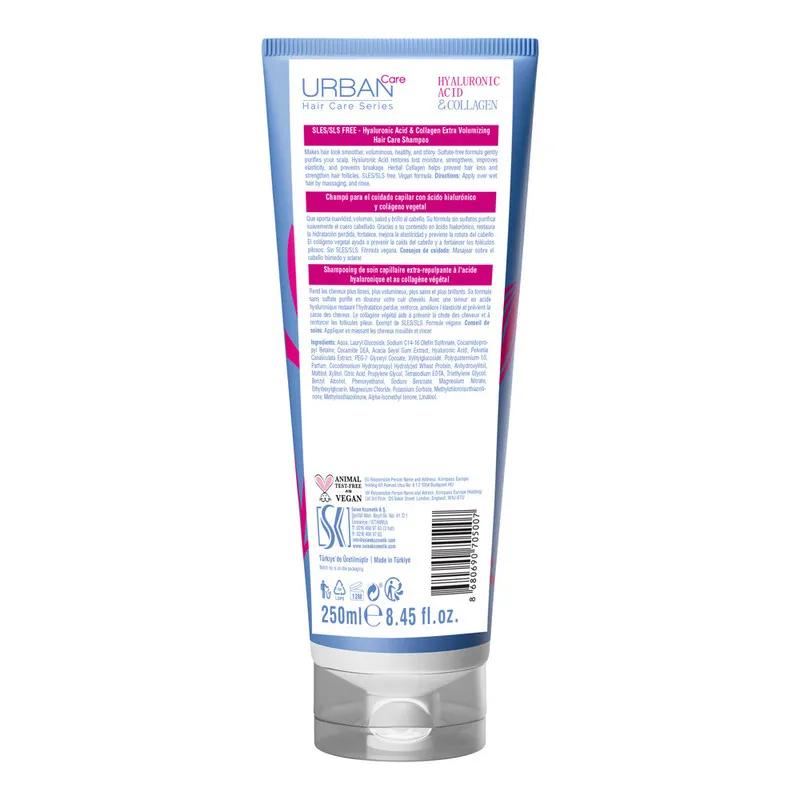 Urban Care Hyaluronic Acid & Collagen Hair Care shampoo 250ml