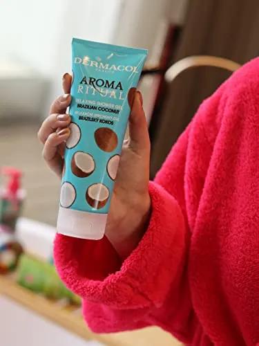 Dermacol Aroma Ritual Relaxing Shower Gel with Brazilian Coconut for Softening