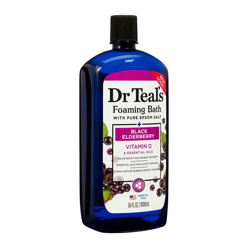 Dr Teal's Foaming Bath with Epsom Salt Black Elderberry 1000Ml