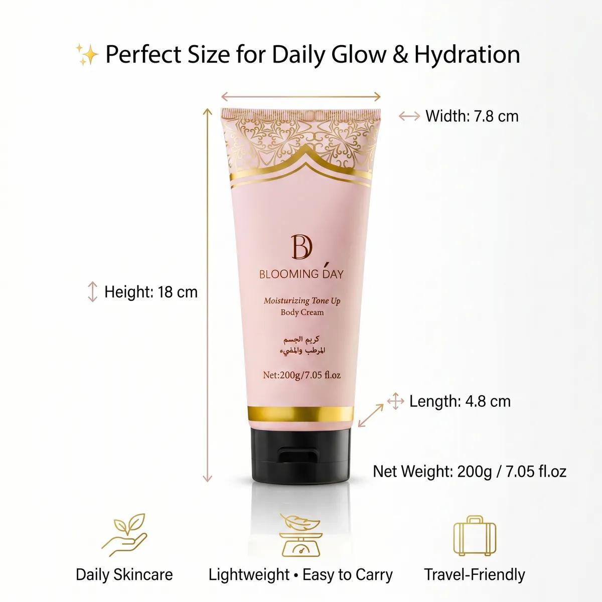 BLOOMING DAY Moisturizing Tone Up Body Cream 200gm