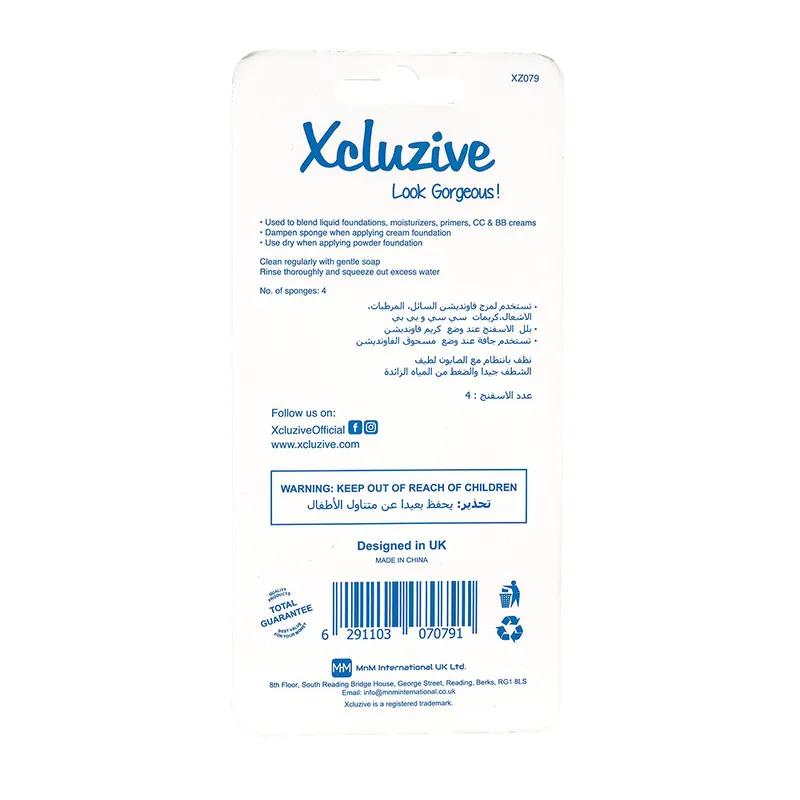 Xcluzive 4 Latex Cosmetic Sponges (Round)*