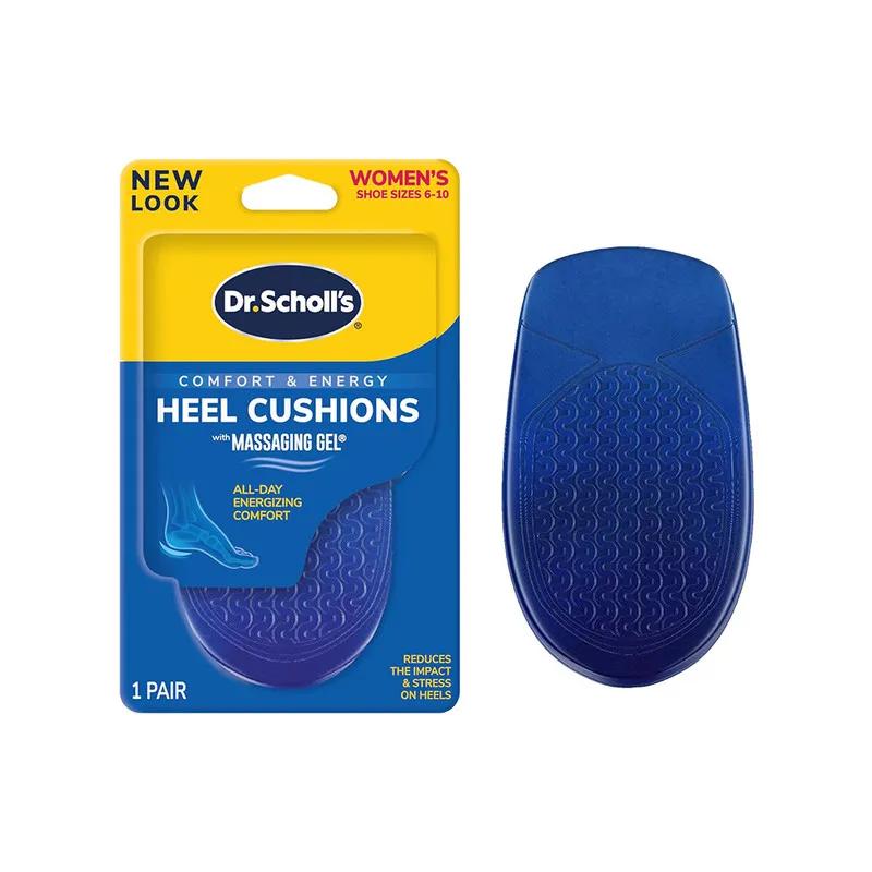 Dr.Scholl's Heel Cushions with Massaging Gel Comfort & Energy Women's 1Pair