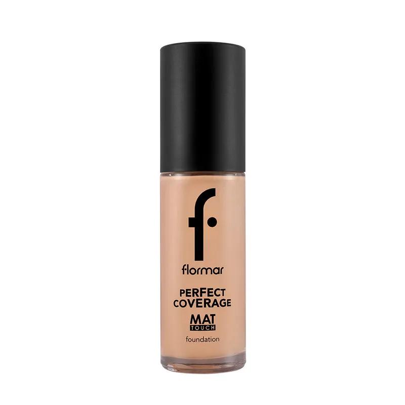 Flormar NP Perfect Coverage Mat Touch Fdt - 302 Golden Sand