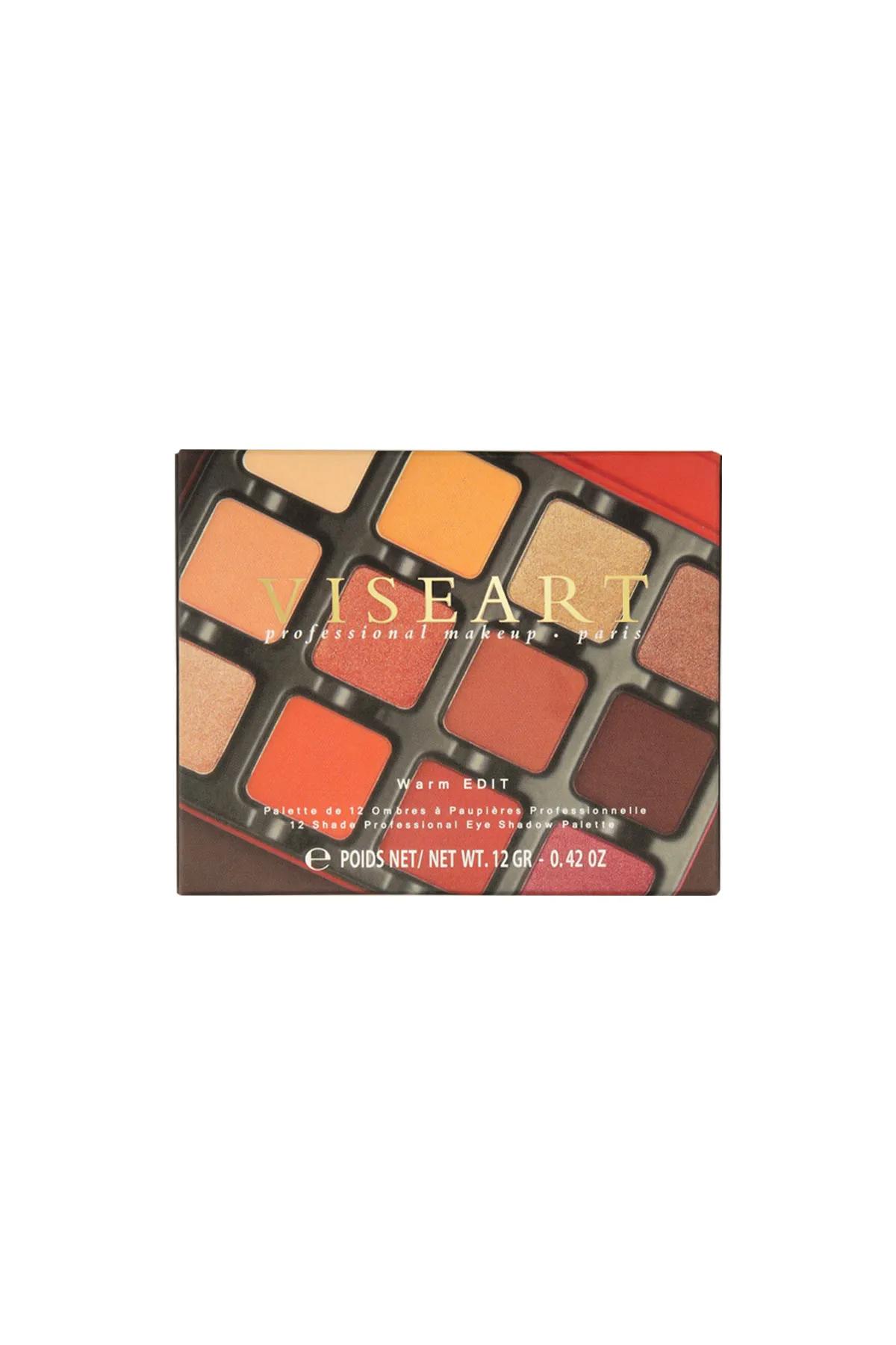 VISEART 12 Color Eyeshadow-WARM EDIT - VED001