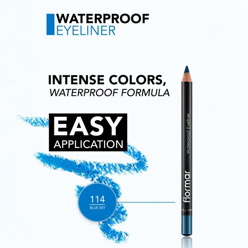 Flormar Eyeliner Pencil - 114 Blue Sky